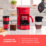 Cafetera Black+Decker Cherry Collection estación de café 4 en 1 CM0755-RLA - Imagen 7