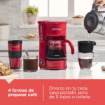 Cafetera Black+Decker Cherry Collection estación de café 4 en 1 CM0755-RLA - Imagen 14