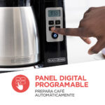 Cafetera Digital Programable Jarra de Acero Inoxidable 12 tazas CM2046S-LA - Imagen 7