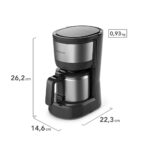 Cafetera Eléctrica 4 tazas de acero inoxidable FCM12 - Imagen 3