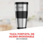 Cafetera de 5 Tazas con vaso personal CM0755S-MX - Imagen 8
