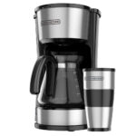 Cafetera de 5 Tazas con vaso personal CM0755S-MX