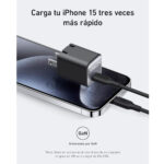 Cargador de Litio Anker universal de 30W USB-C Negro - Imagen 6