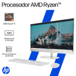 Computadora All in One HP de 24FHD AMD Ryzen 5+Audífonos - Imagen 10