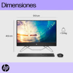 Computadora PC HP de 23.8″ FHD All-in-One, Windows 11 Home, Intel® Core™ i3, 8GB RAM, 512GB SSD, 24-cb1023la - Imagen 9
