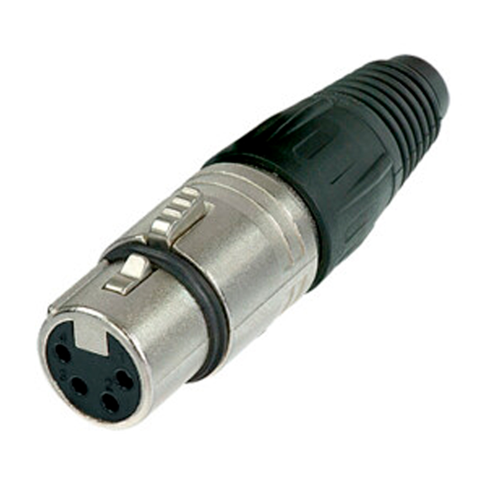 Conector-hembra-para-microfono-NC4FX.jpg Conector hembra para micrófono NC4FX - Imagen 1