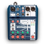 Consola de mezclas analógica con E/S USB NOTEPAD-5