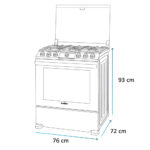 Estufa a Gas 30 pulgadas Acero Inoxidable EMH7613DTSS0 - Imagen 11