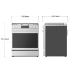 Estufa a Gas de 30″ InstaView Freidora de Aire LRGL5847S - Imagen 10