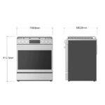 Estufa a Gas de 30″ InstaView Freidora de Aire LRGL5847S - Imagen 18