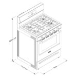 Estufa a Gas de 30" Fry Air MFGS6030RZ - Imagen 15