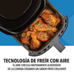 Freidora de air Vortex Pro de 5.7 litros AF-E6001-LA - Imagen 4