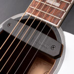 Guitarra Electroacústica CJ Retro Vintage Sunburst Mate - Imagen 6