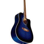 Guitarra Electroacústica Ranger CW EQ Blue Sunburst - Imagen 3