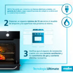 Horno de empotre eléctrico 60cm 220v Mabe HM6031EUAI0 - Imagen 10