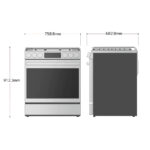 Estufa a Gas de 30" Triple Quemador EasyClean LRGL5841S - Imagen 13