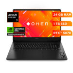 Laptop Gaming OMEN de 17" QHD AMD Ryzen AI 7 de 24 GB RAM 1 TB SSD