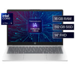 Laptop HP de 14" FHD, Intel Core Ultra 5, 16 GB RAM, 512 GB SSD, 14-ep1000la