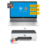 Laptop HP de 15.6 FHD AMD Ryzen 3, 8 GB RAM, 512 GB SSD, 15-fc0043la + Impresora Smart Tank 210