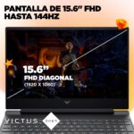 Laptop Gaming Victus 15.6" FHD, AMD Ryzen 5, 8 GB RAM, 512 GB SSD, Windows 11, 15-fb2026la - Imagen 8
