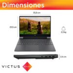 Laptop Gaming Victus 15.6" FHD, AMD Ryzen 5, 8 GB RAM, 512 GB SSD, Windows 11, 15-fb2026la - Imagen 6