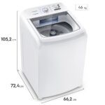 Lavadora Frigidaire de 37 libras con agitador FWAB17J4EBGUW - Imagen 4