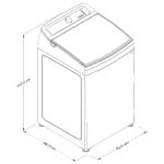 Lavadora Xpert Eco Carga Superior de 44 libras Impeller - Imagen 5