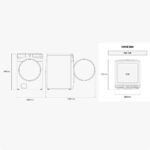 Lavadora carga frontal de 48 libras Multicontrol y AI Control  WF22C6400AW/AP - Imagen 10