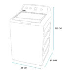 Lavadora tapa de vidrio de 44 libras Mabe LMA72215WDAB0 - Imagen 6