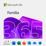 Microsoft 365 Familia (12 meses) 6 usuario PC/Mac/Iphone/tablet Requiere activación