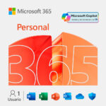 Microsoft 365 Personal 12 meses 1 usuario PC/Mac/Iphone/tablet Requiere activación