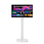 Monitor Inteligente Swing de 31.5" 4K UHD IPS con Pantalla Táctil y Soporte Rodante