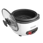 Olla Arrocera Black + Decker 14 Tazas con Tapa de Vidrio y Vaporera RC514 - Imagen 4