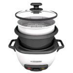 Olla Arrocera Black + Decker 14 Tazas con Tapa de Vidrio y Vaporera RC514 - Imagen 5