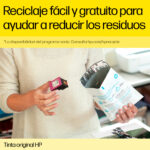 Pack de 4 botellas de tinta HP GT53/GT52 Original Negro, Cyan, Magenta, Amarillo - Imagen 2