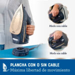 Plancha de Vapor Inalámbrica 2 en 1 con suela de cerámica GCSTCC5000-013 - Imagen 14