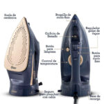 Plancha de Vapor Inalámbrica 2 en 1 con suela de cerámica GCSTCC5000-013 - Imagen 4