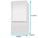 Refrigerador Bottom Freezer de 21 pies Inoxidable GE Profile PDF21EYRCFS - Imagen 5