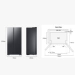 Refrigerador Side by Side de 20 pies RS57DG4000M9AP - Imagen 5