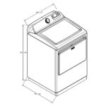 Secadora Eléctrica carga frontal de 28Kg 7MMED7230LC - Imagen 12