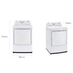 Secadora Eléctrica de 55 libras Sensor Dry SmartDiagnosis DT25WTGKE - Imagen 6