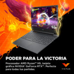 Laptop Gaming Victus 15.6" FHD, AMD Ryzen 5, 8 GB RAM, 512 GB SSD, Windows 11, 15-fb3009la - Imagen 12